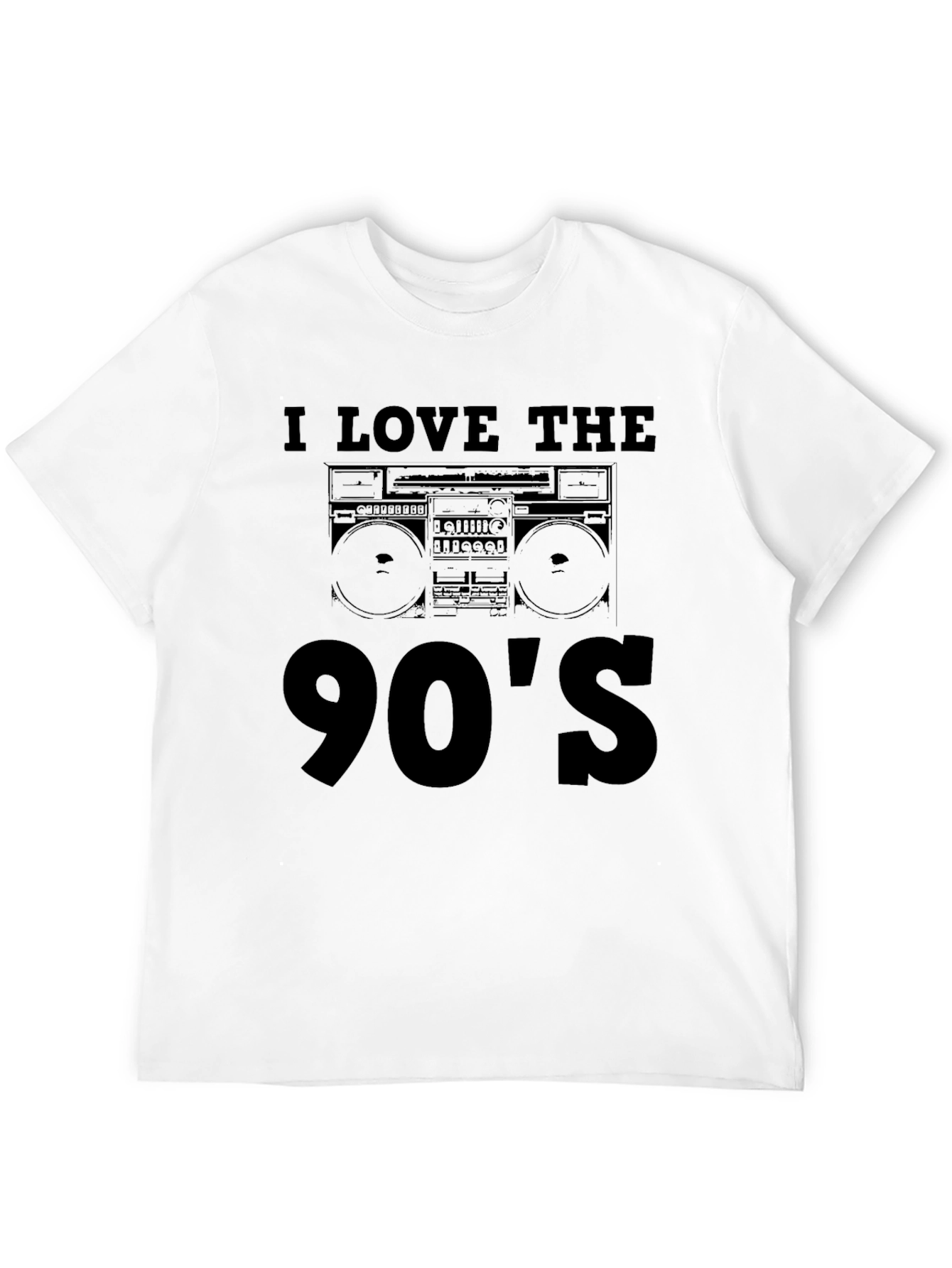 I Love the 90s Black Graphic Tee