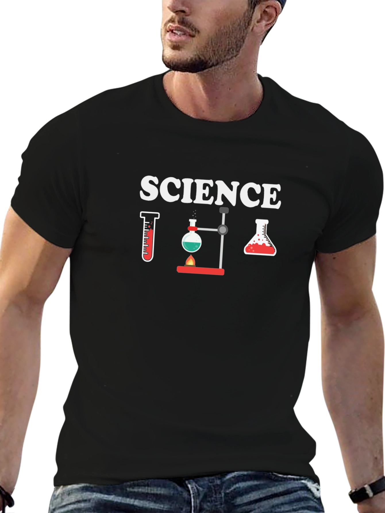 Science Experiment Black T-Shirt
