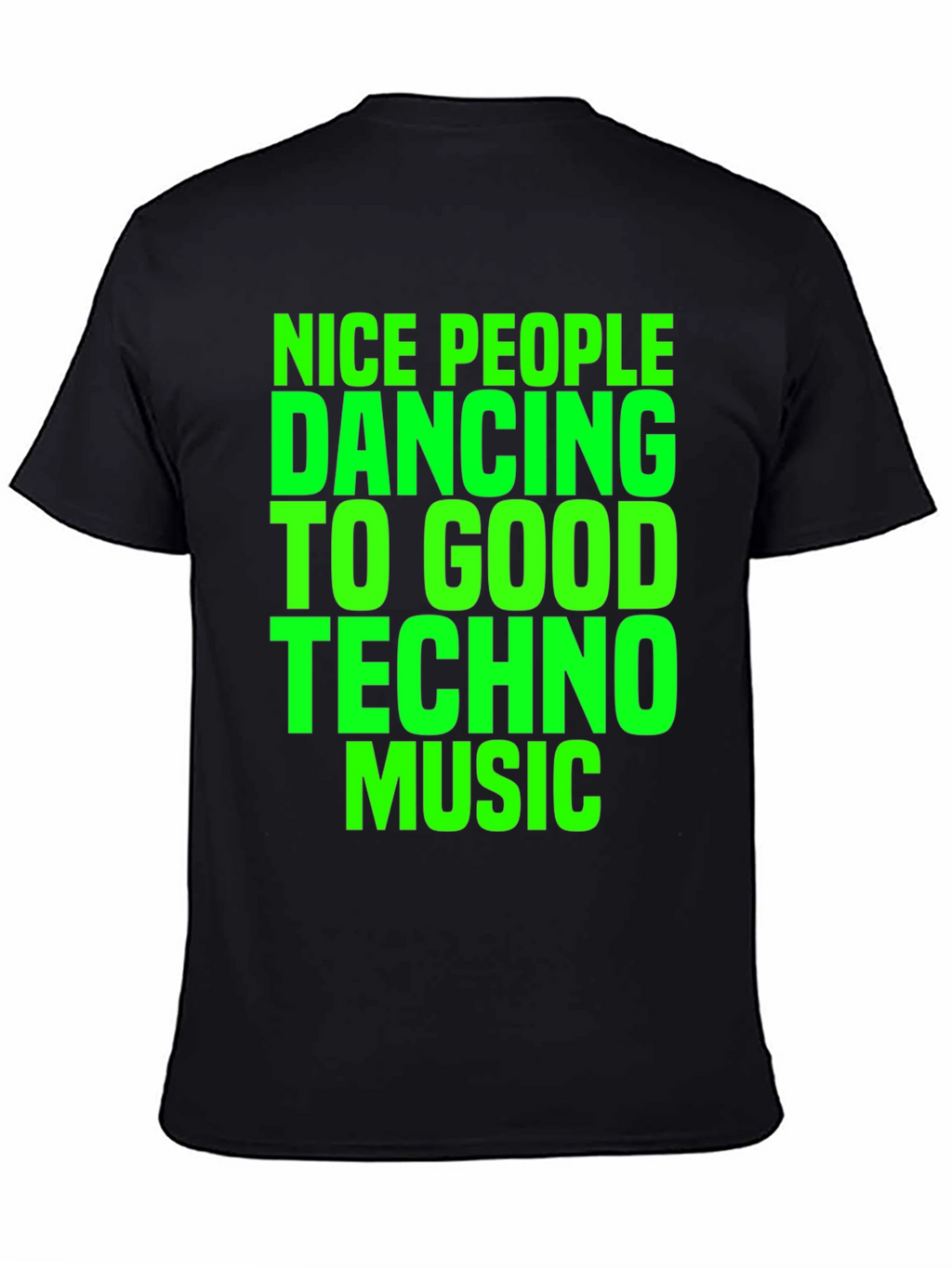 Techno Music Graphic T-Shirt - Nice People Dancing