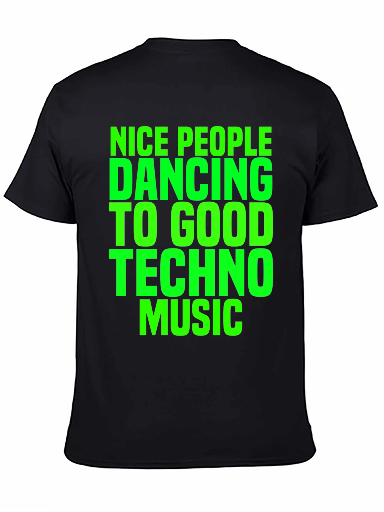 Techno Music Graphic T-Shirt - Nice People Dancing