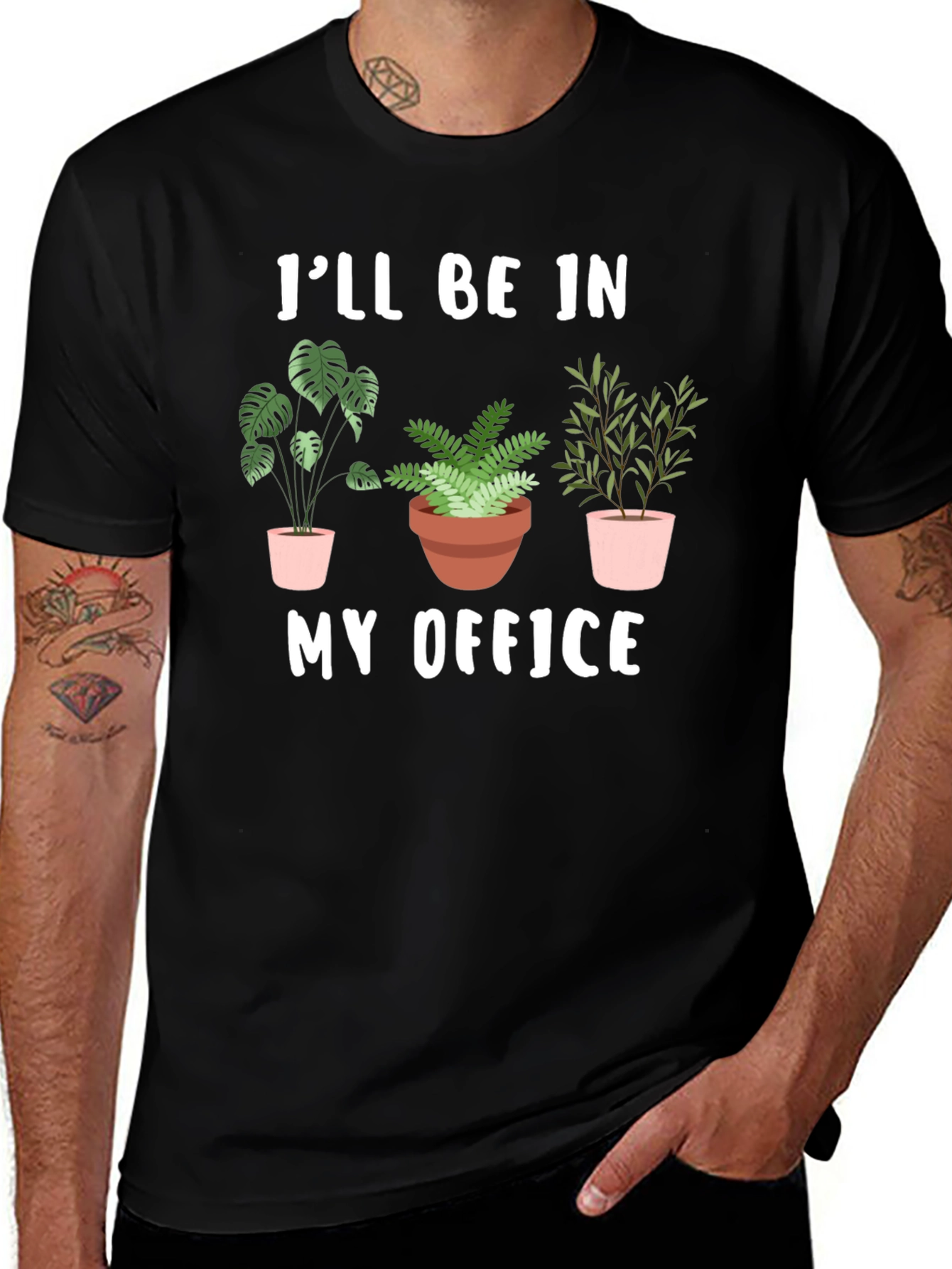 Plant Lover T-Shirt - Ill Be In My Office Tee