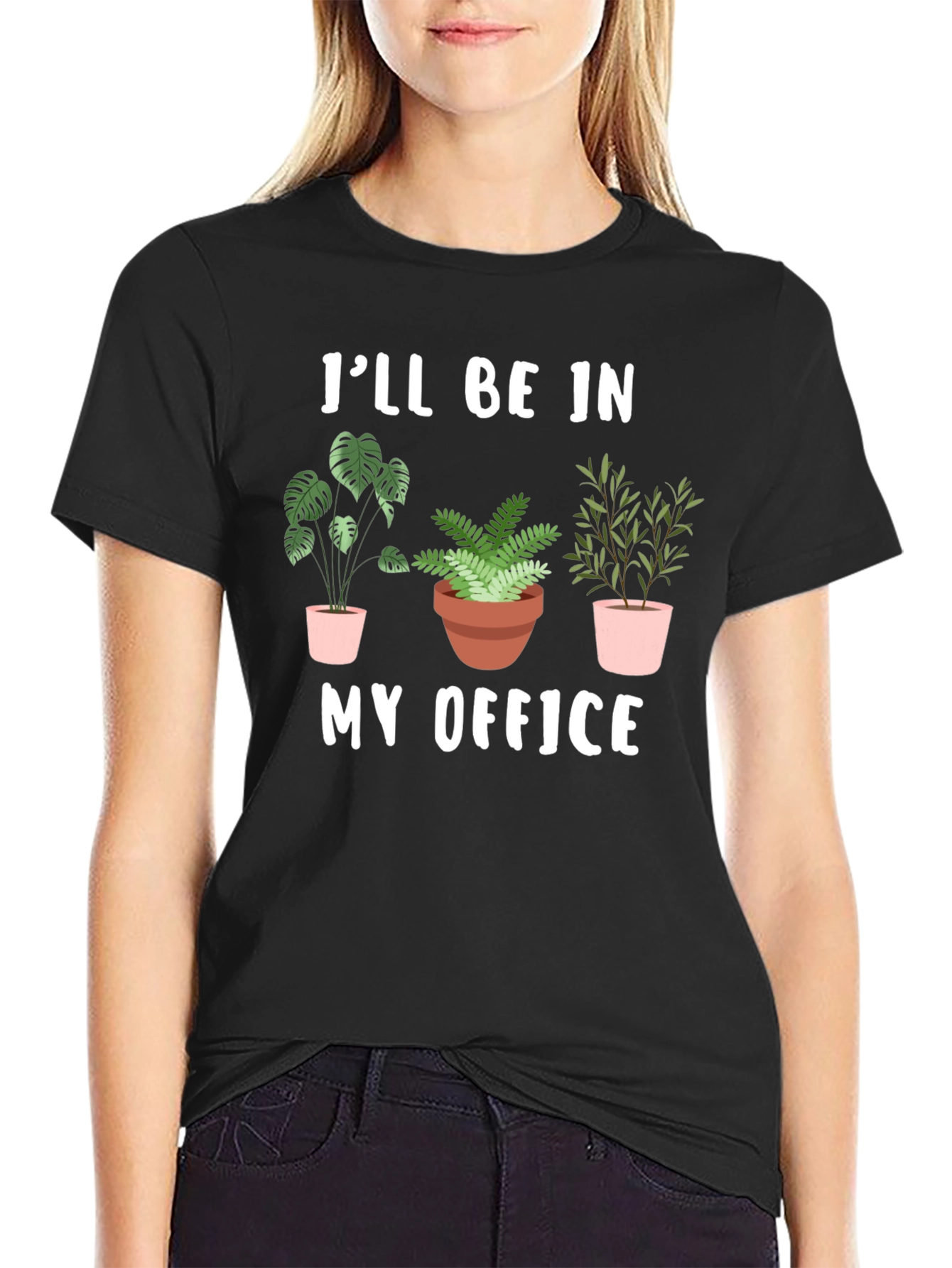 Plant Lover T-Shirt - Ill Be In My Office Tee