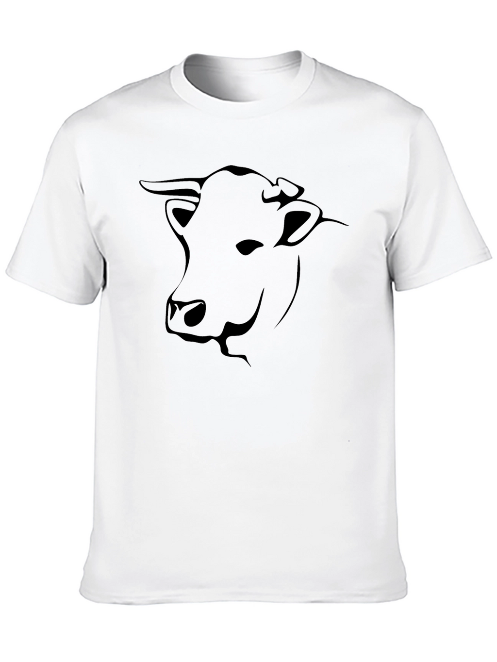 Black Bull Head Graphic T-Shirt