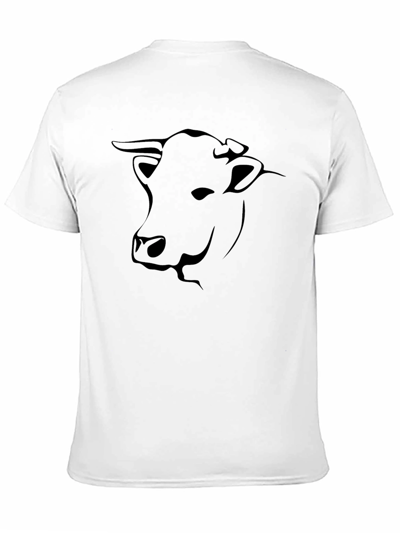 Black Bull Head Graphic T-Shirt