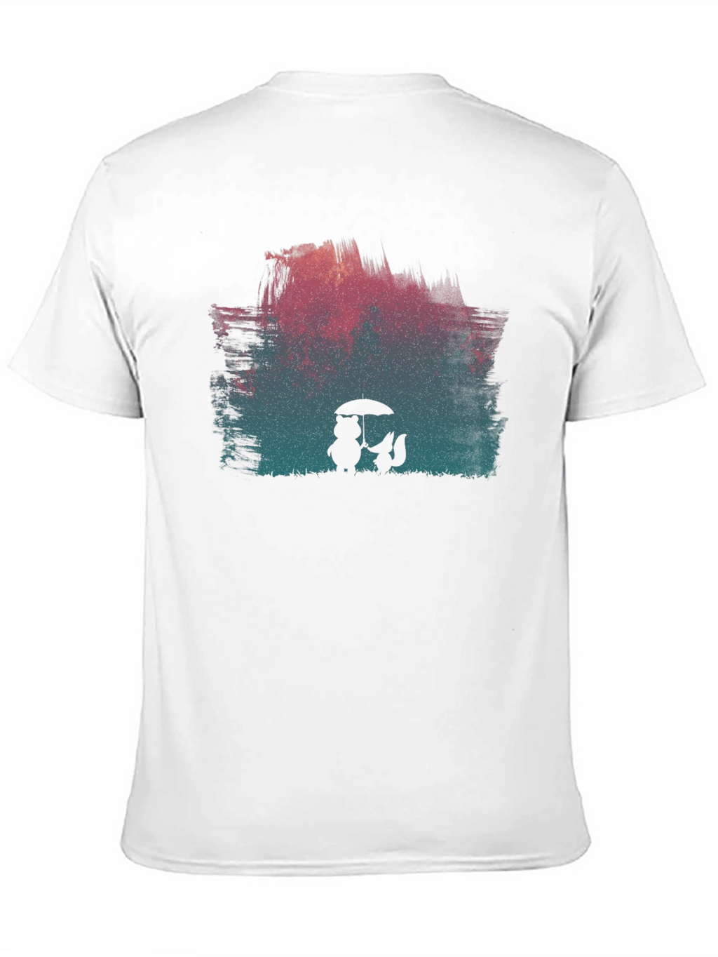 Rainy Day Friends Graphic Tee - Black