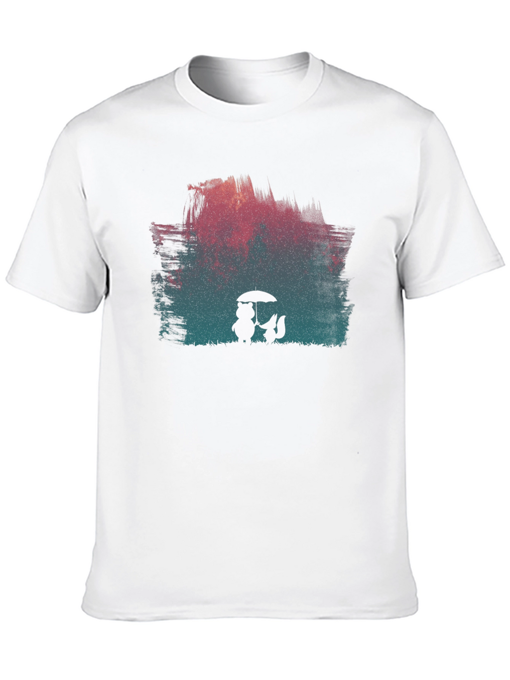 Rainy Day Friends Graphic Tee - Black