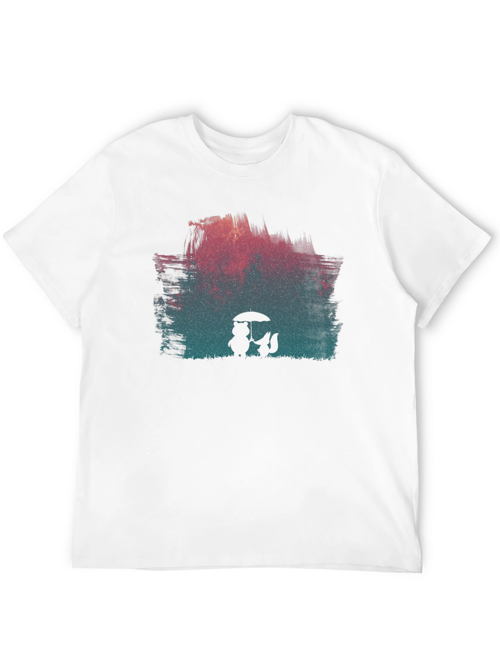 Rainy Day Friends Graphic Tee - Black