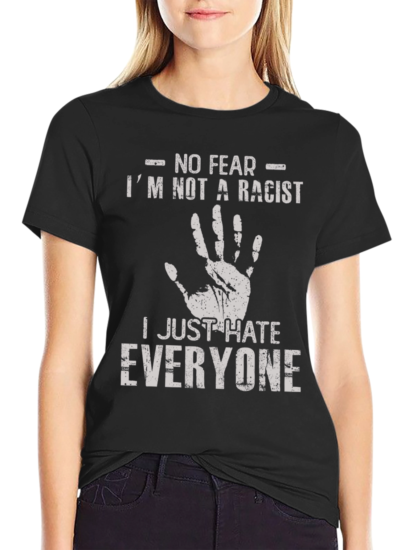 Humorous T-Shirt: I Hate Everyone Tee