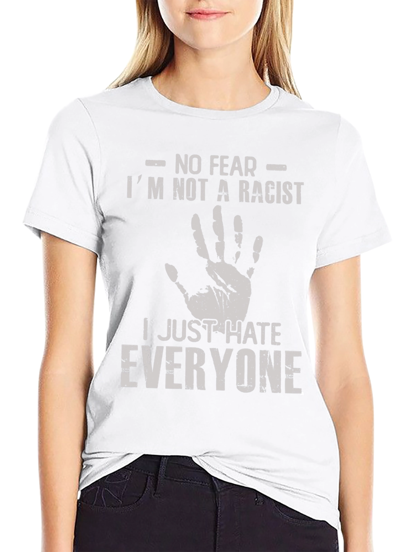 Humorous T-Shirt: I Hate Everyone Tee