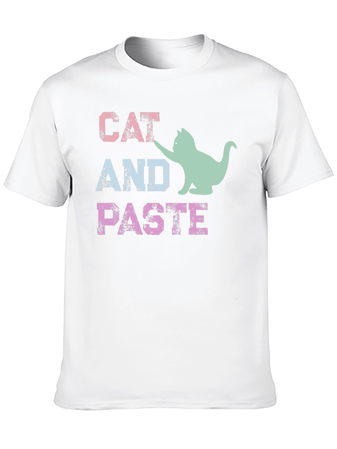 Cat and Paste Graphic T-Shirt