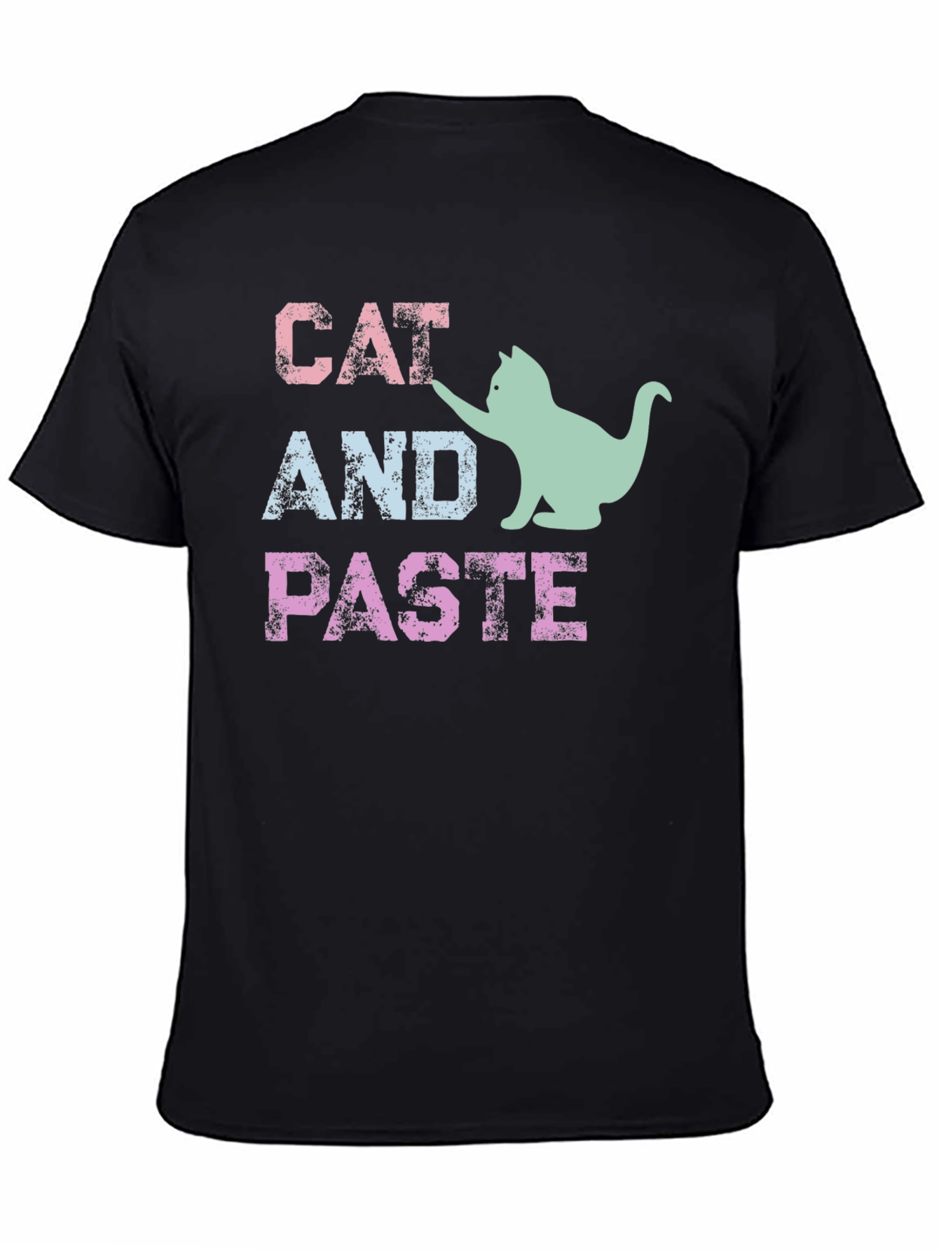 Cat and Paste Graphic T-Shirt