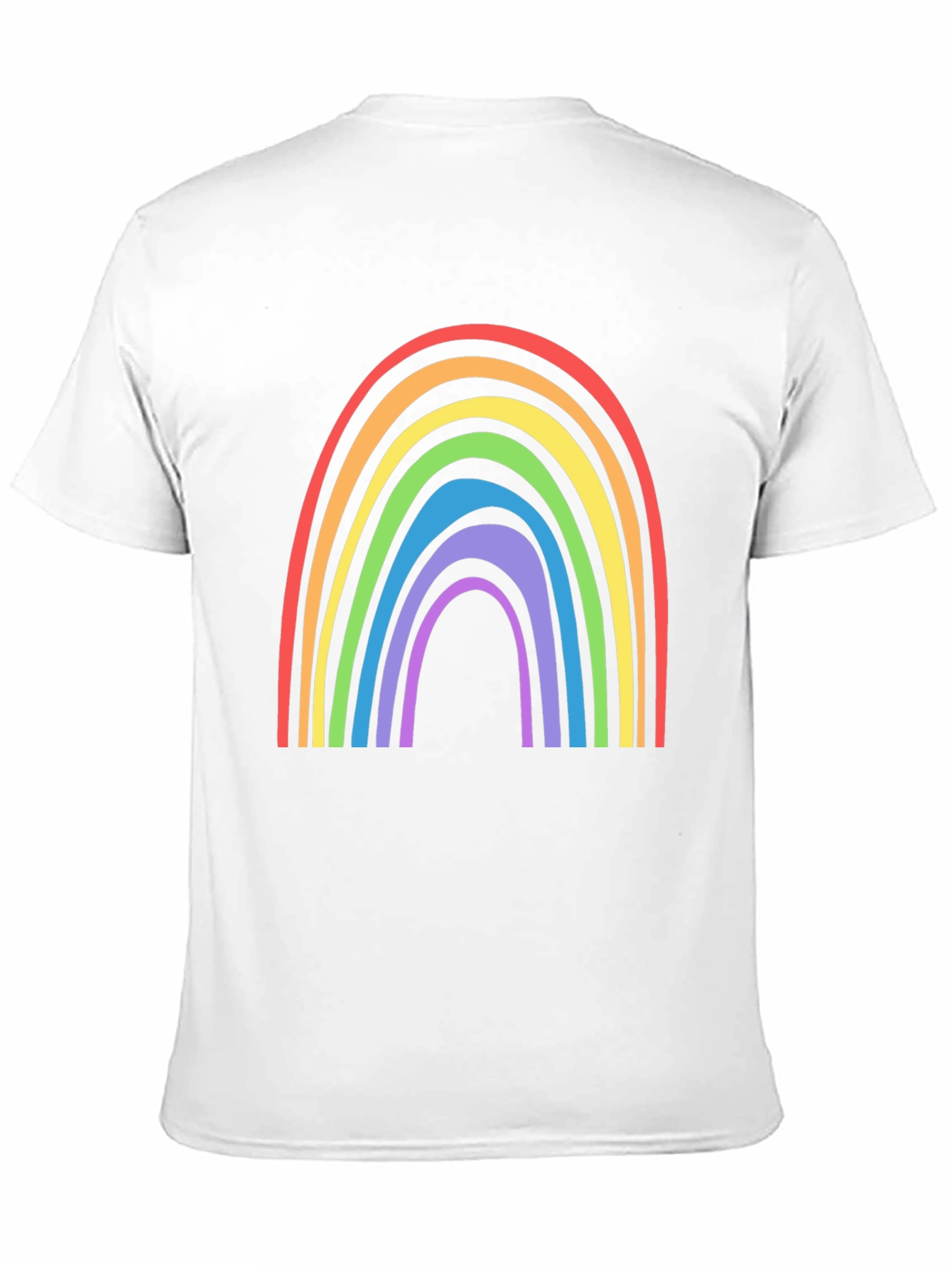 Rainbow Graphic Tee - Black Cotton Blend