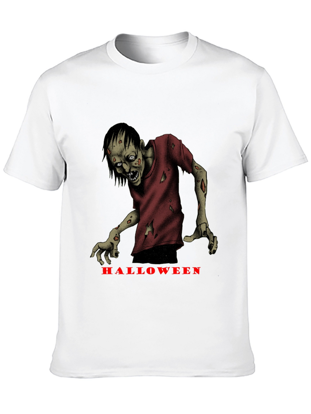 Halloween Zombie Graphic T-Shirt