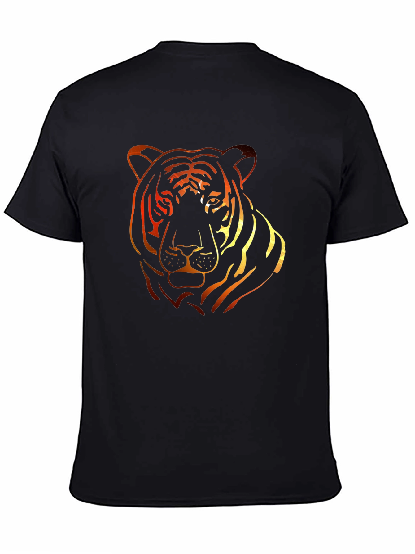 Fiery Tiger Graphic Tee - Bold Style