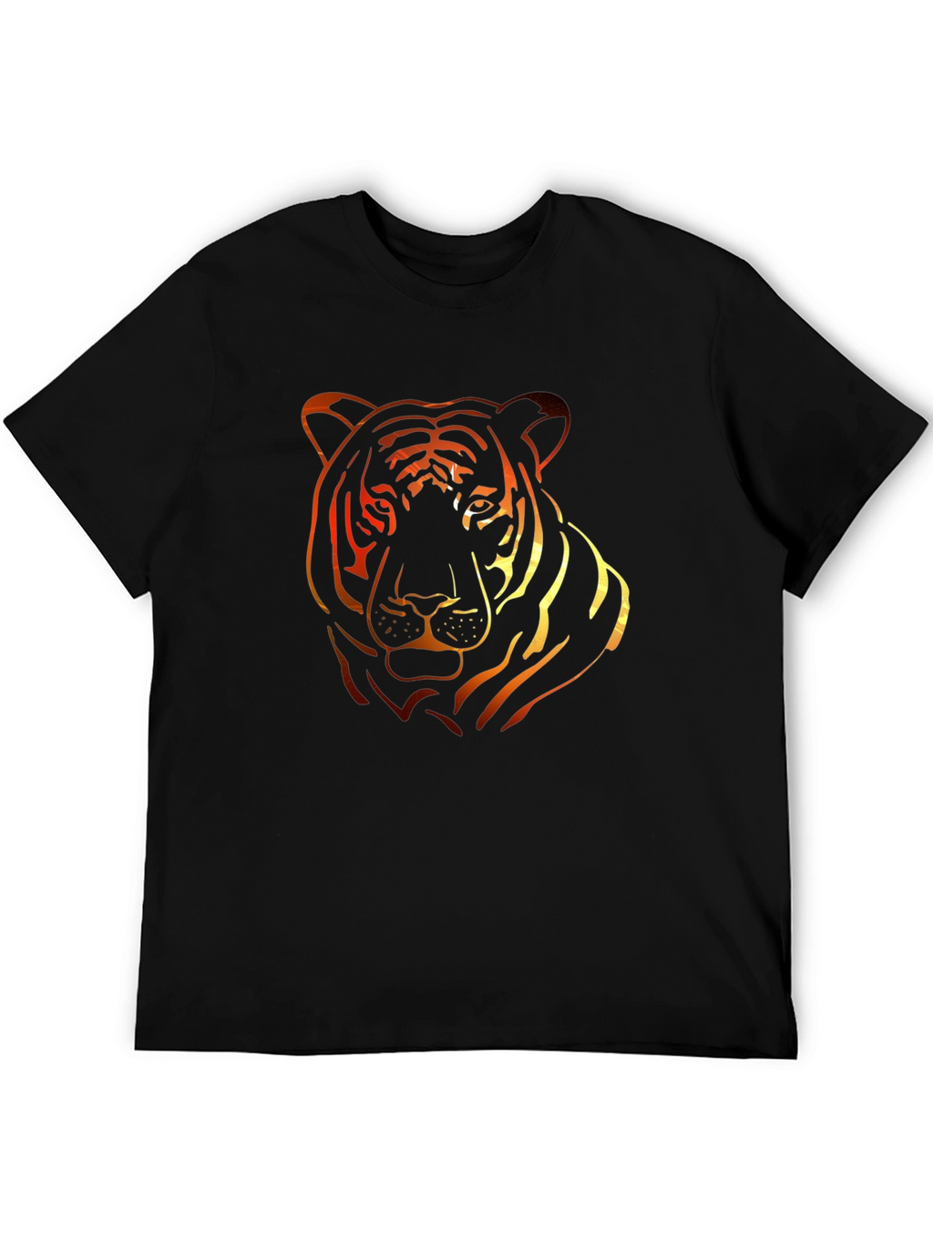 Fiery Tiger Graphic Tee - Bold Style