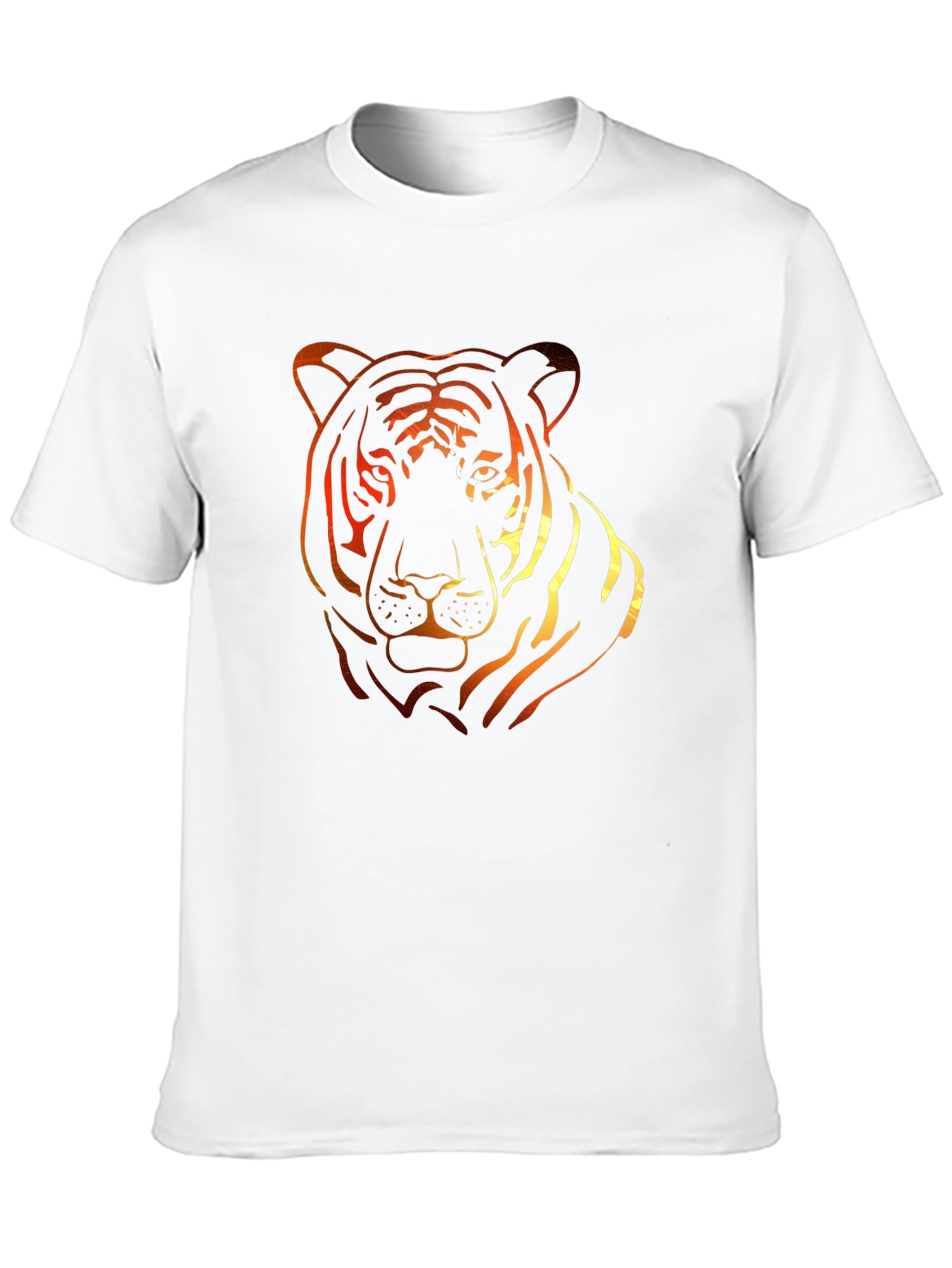 Fiery Tiger Graphic Tee - Bold Style