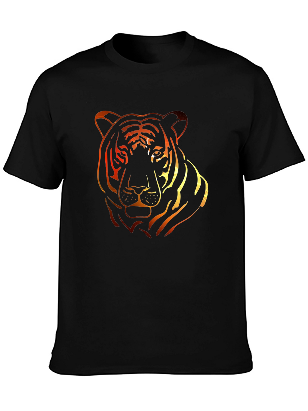 Fiery Tiger Graphic Tee - Bold Style