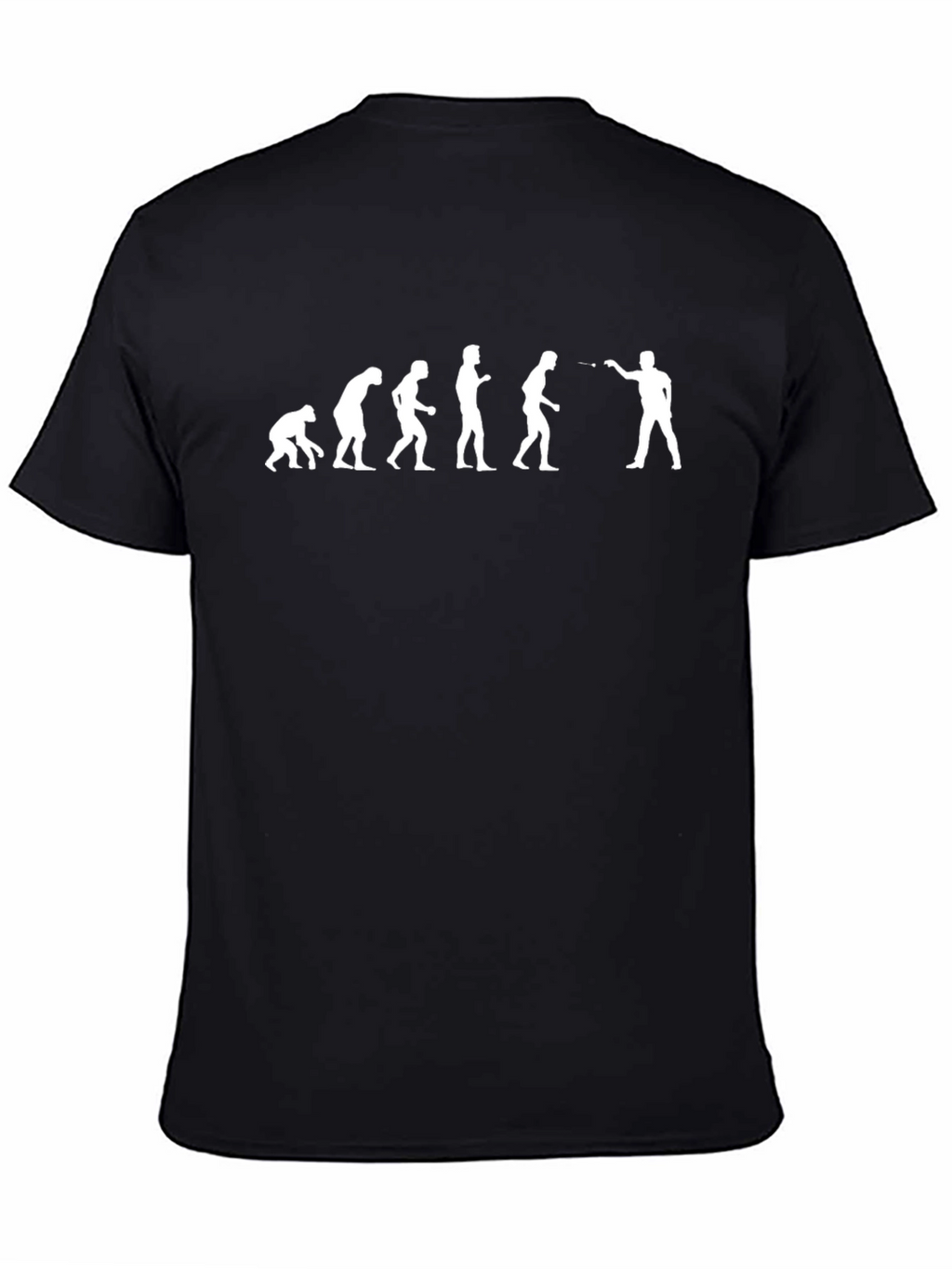 Evolution Funny Black T-Shirt