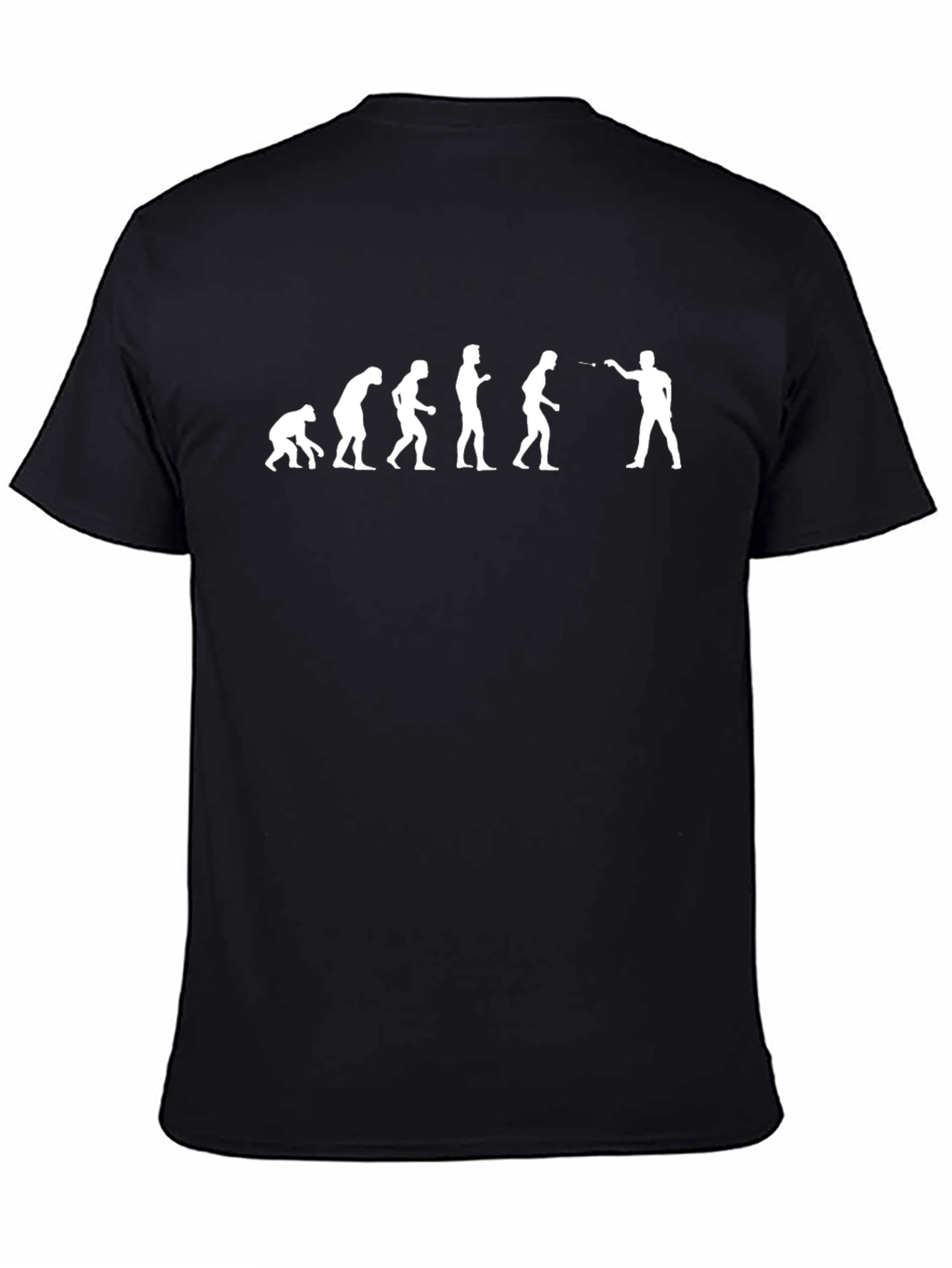 Evolution Funny Black T-Shirt