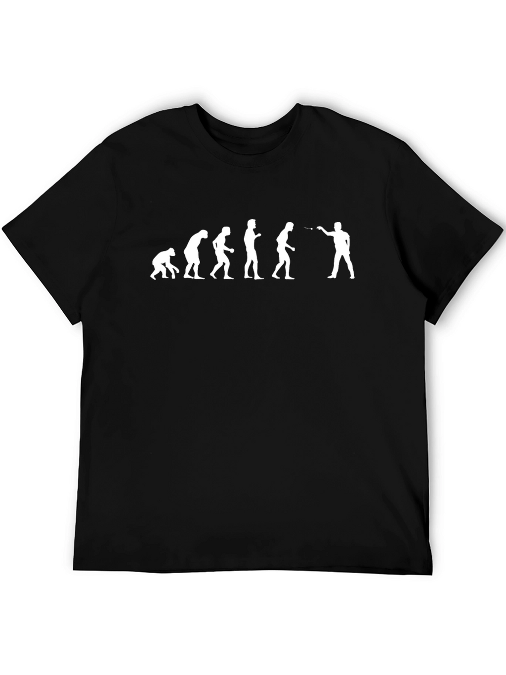Evolution Funny Black T-Shirt