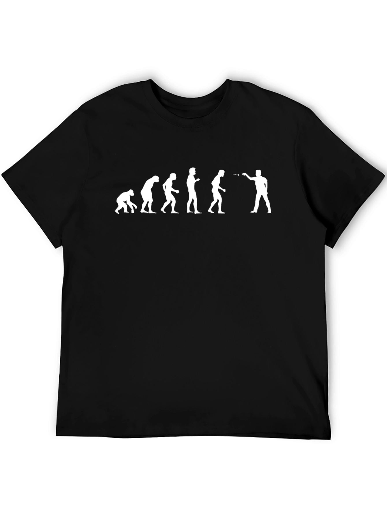 Evolution Funny Black T-Shirt