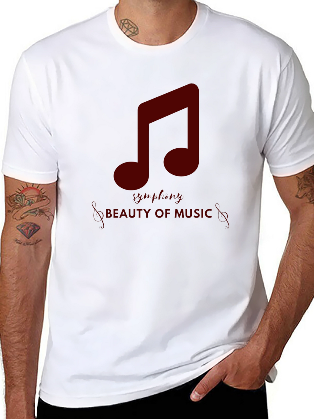 Musical Symphony T-Shirt - Beauty of Music Design