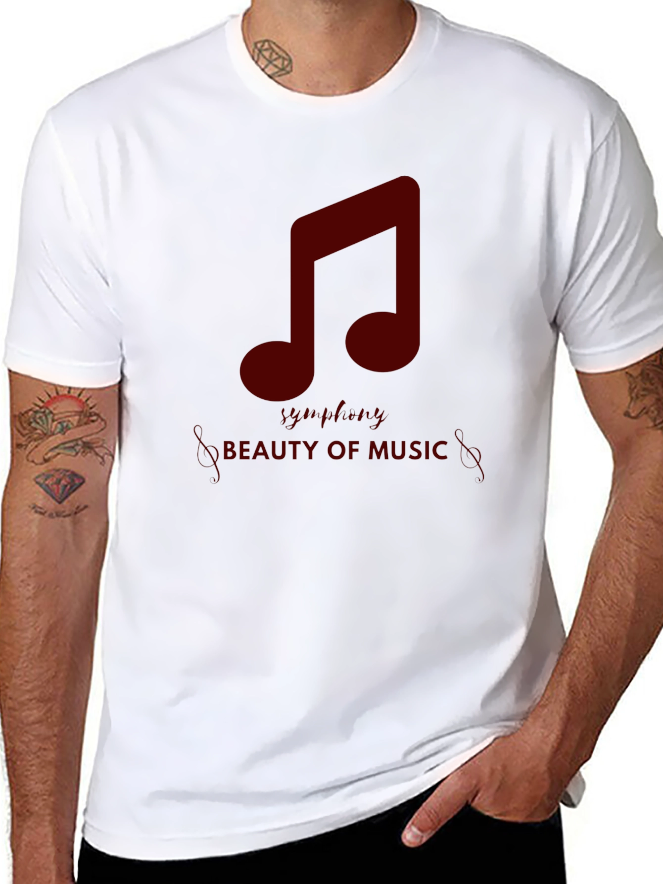 Musical Symphony T-Shirt - Beauty of Music Design