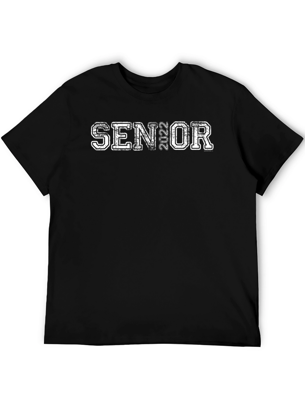 Senior 2022 Black Graphic T-Shirt
