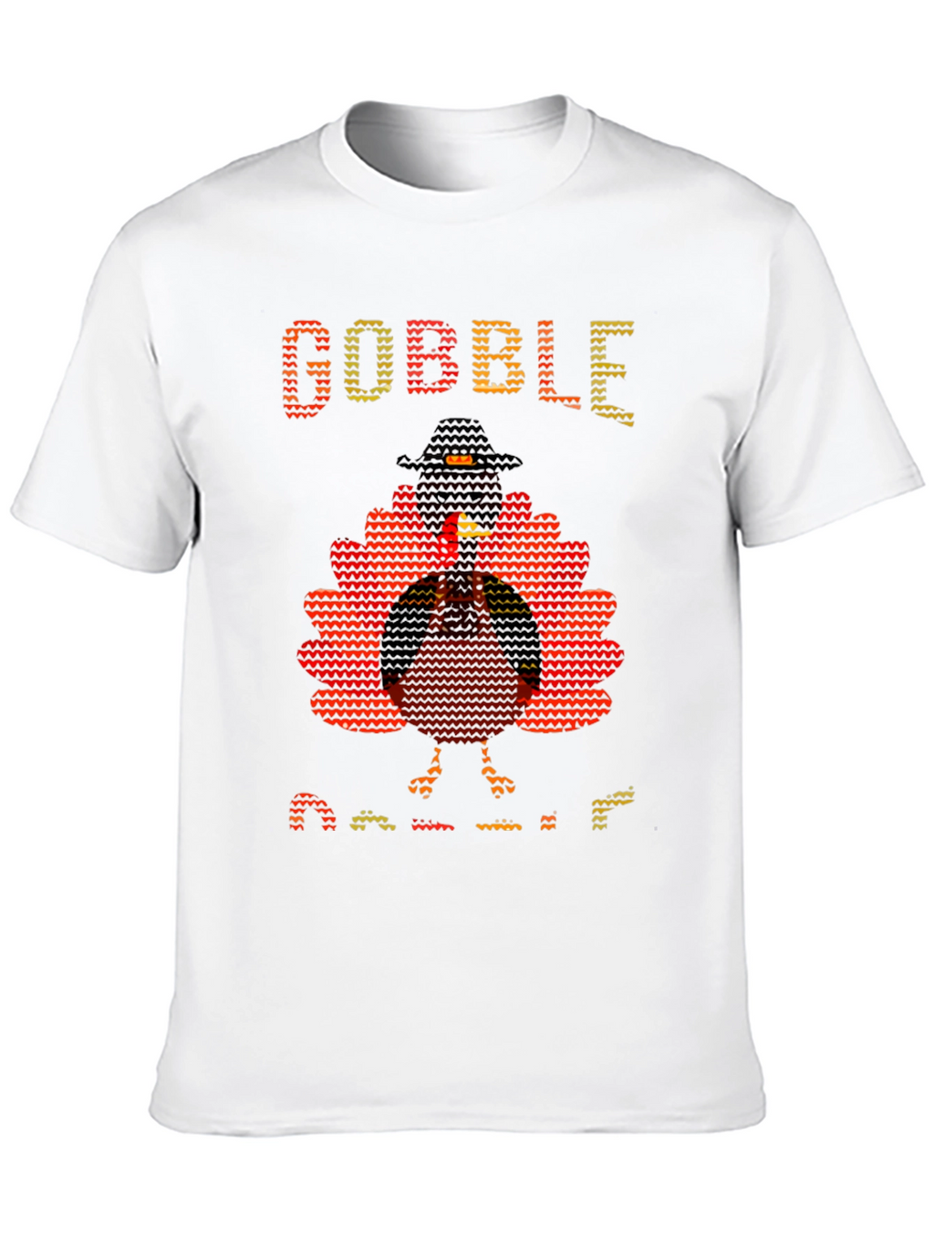 Gobble Til You Wobble Thanksgiving T-Shirt