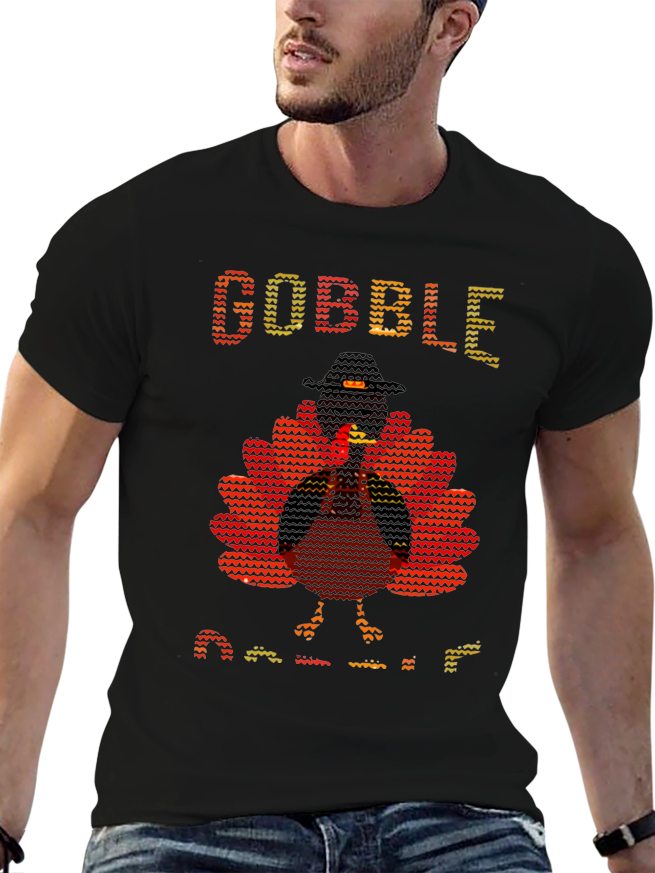 Gobble Til You Wobble Thanksgiving T-Shirt
