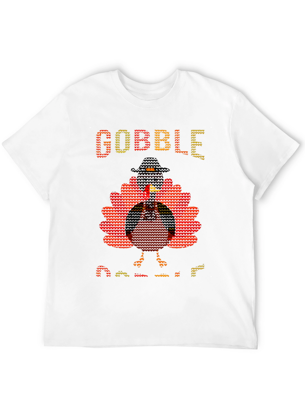 Gobble Til You Wobble Thanksgiving T-Shirt