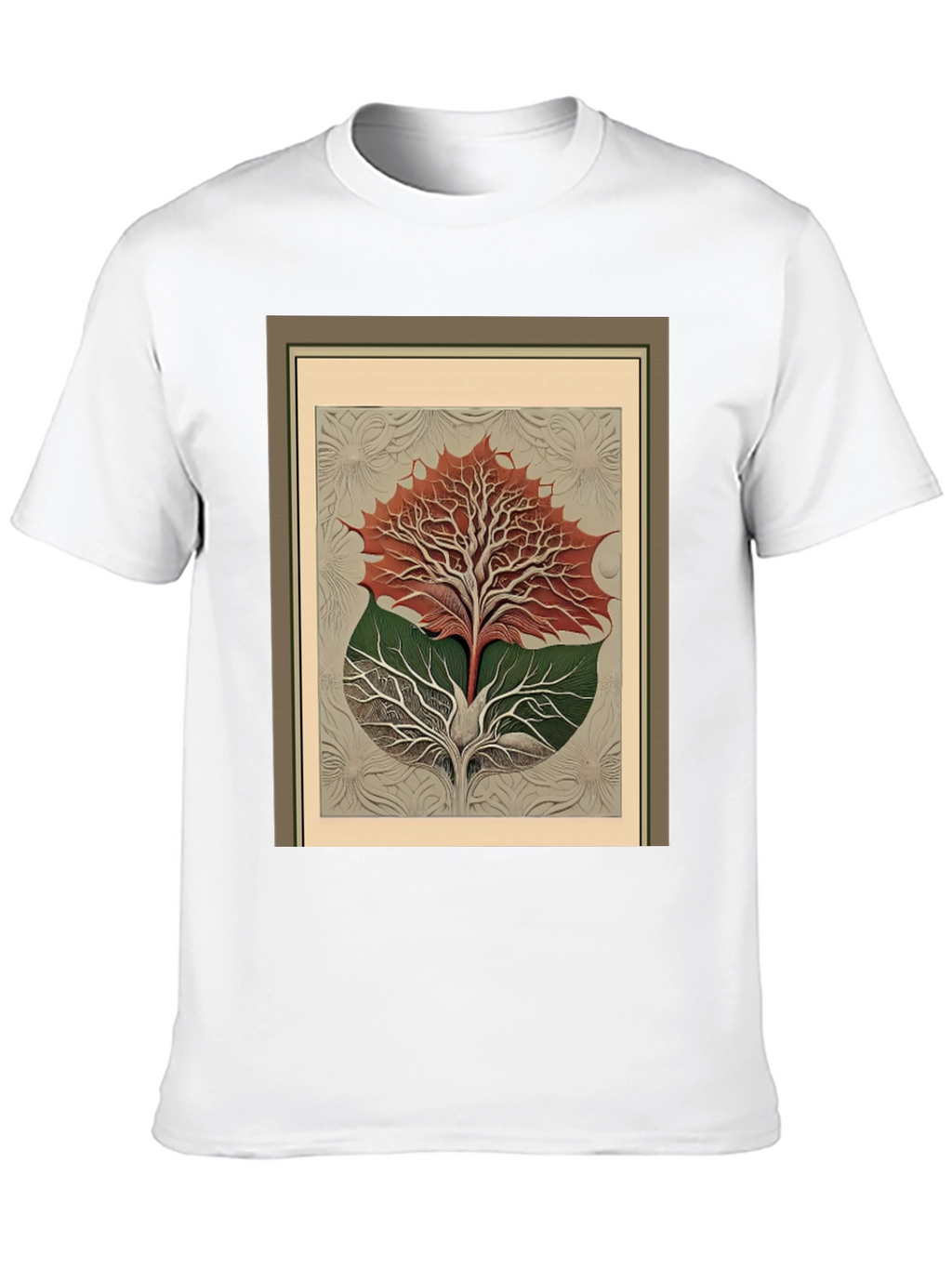 Arboreal Print Tee - Nature Inspired Fashion