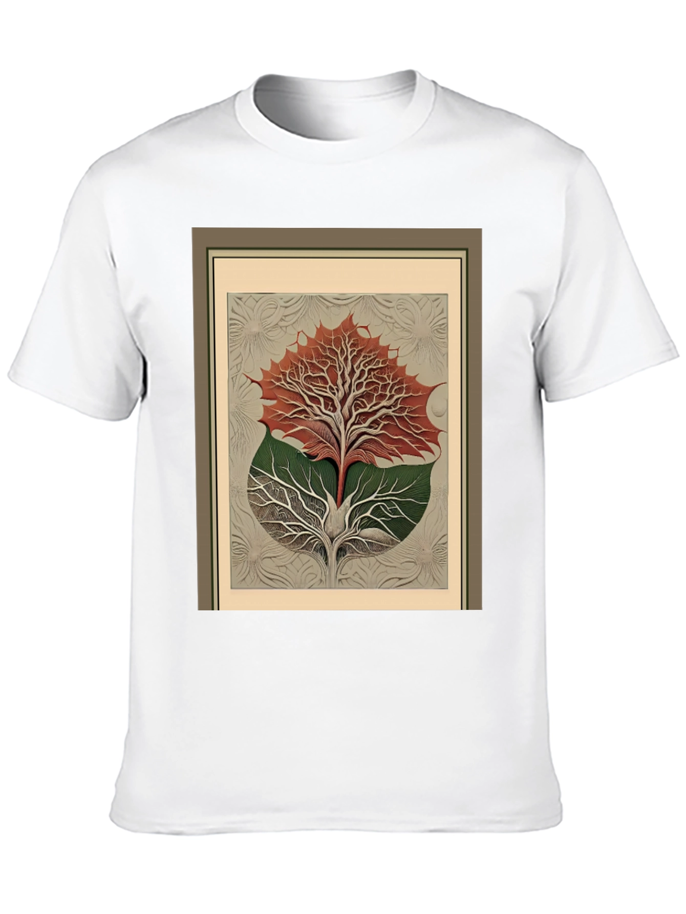 Arboreal Print Tee - Nature Inspired Fashion