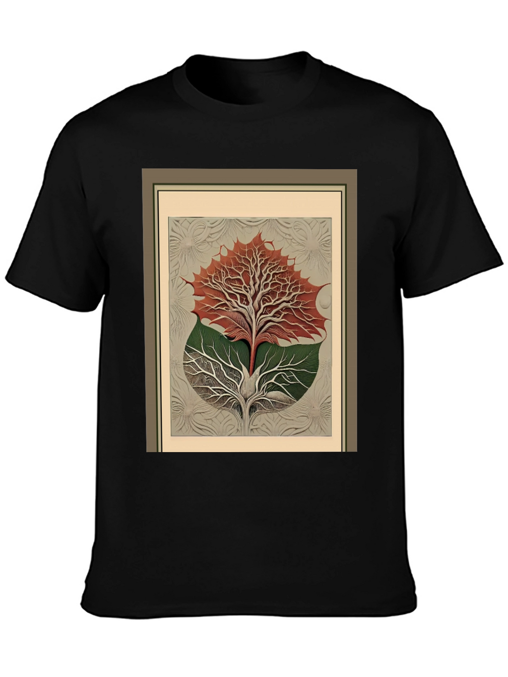 Arboreal Print Tee - Nature Inspired Fashion