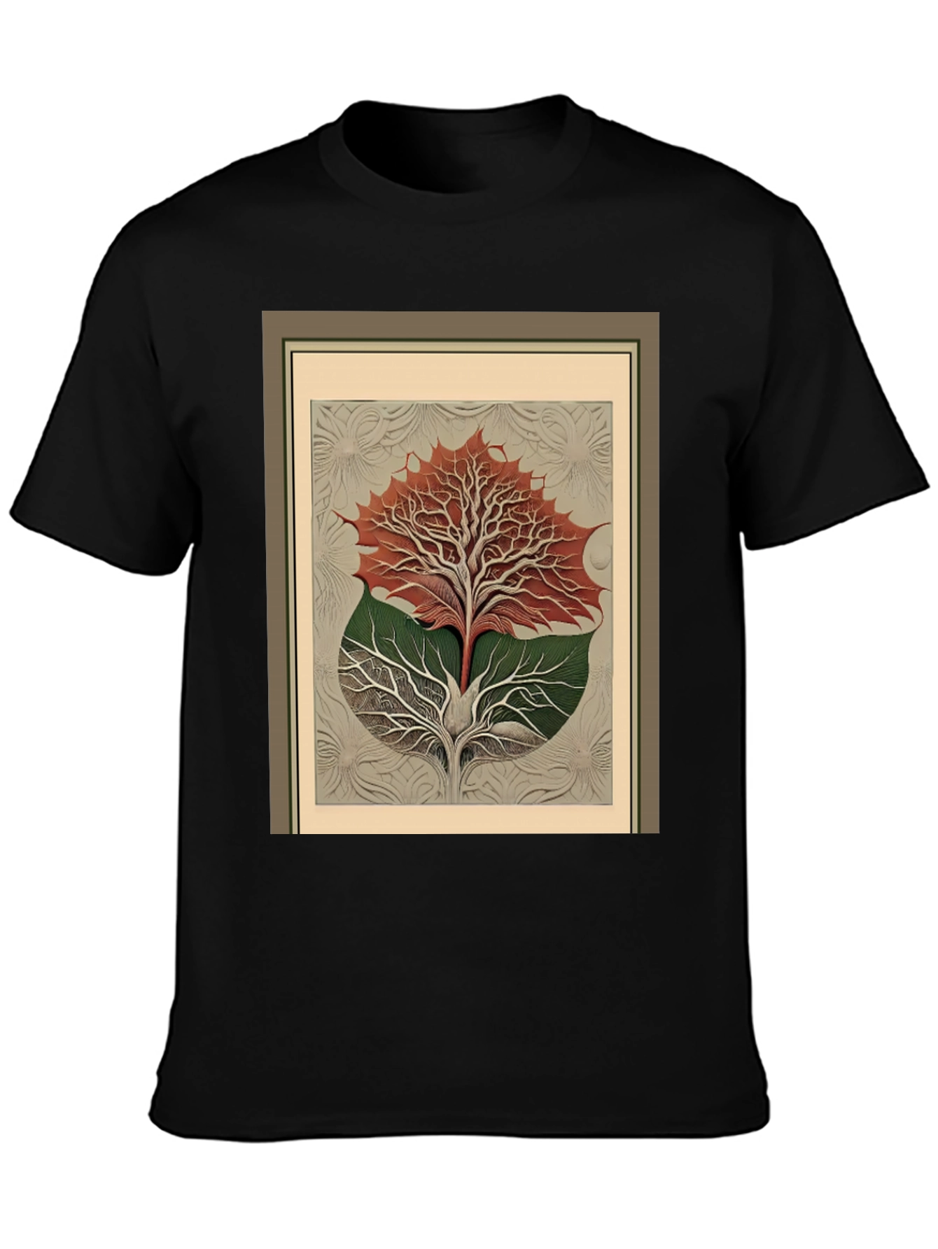 Arboreal Print Tee - Nature Inspired Fashion