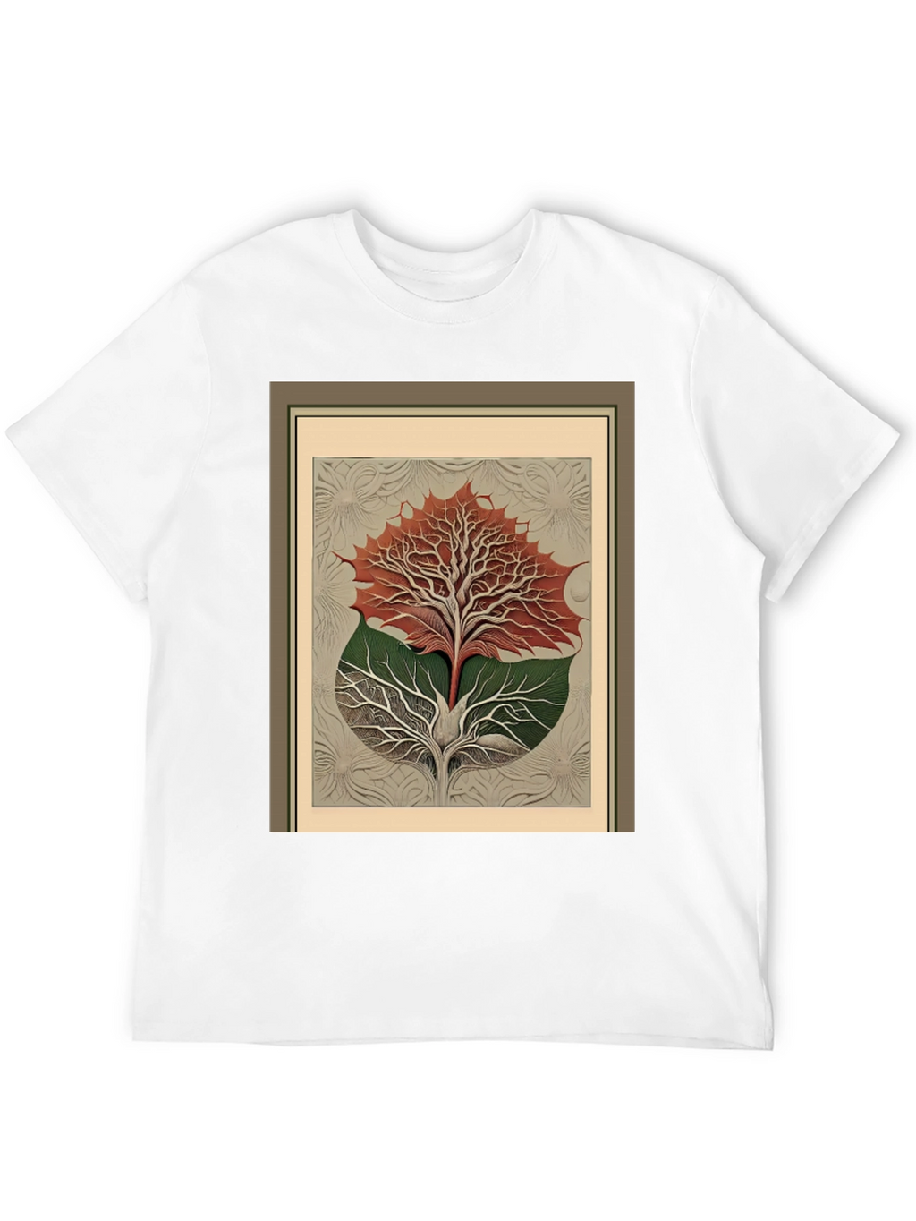 Arboreal Print Tee - Nature Inspired Fashion