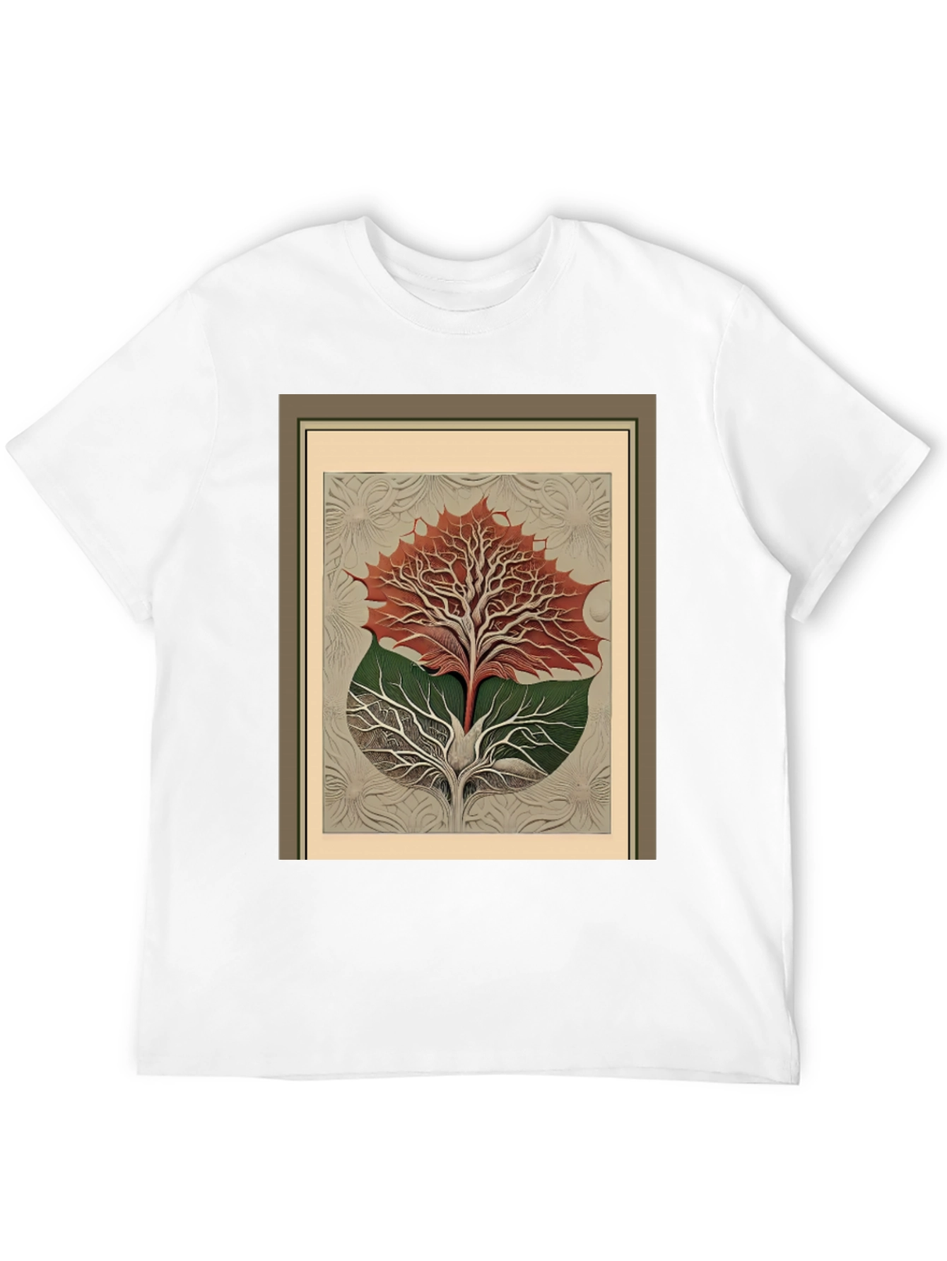 Arboreal Print Tee - Nature Inspired Fashion
