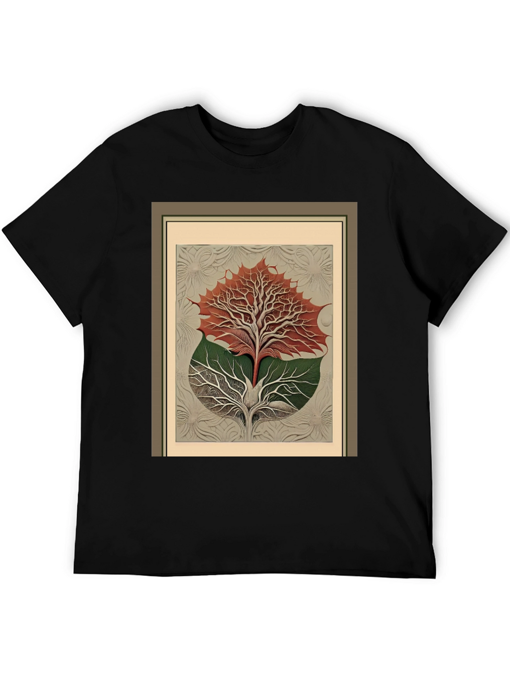 Arboreal Print Tee - Nature Inspired Fashion