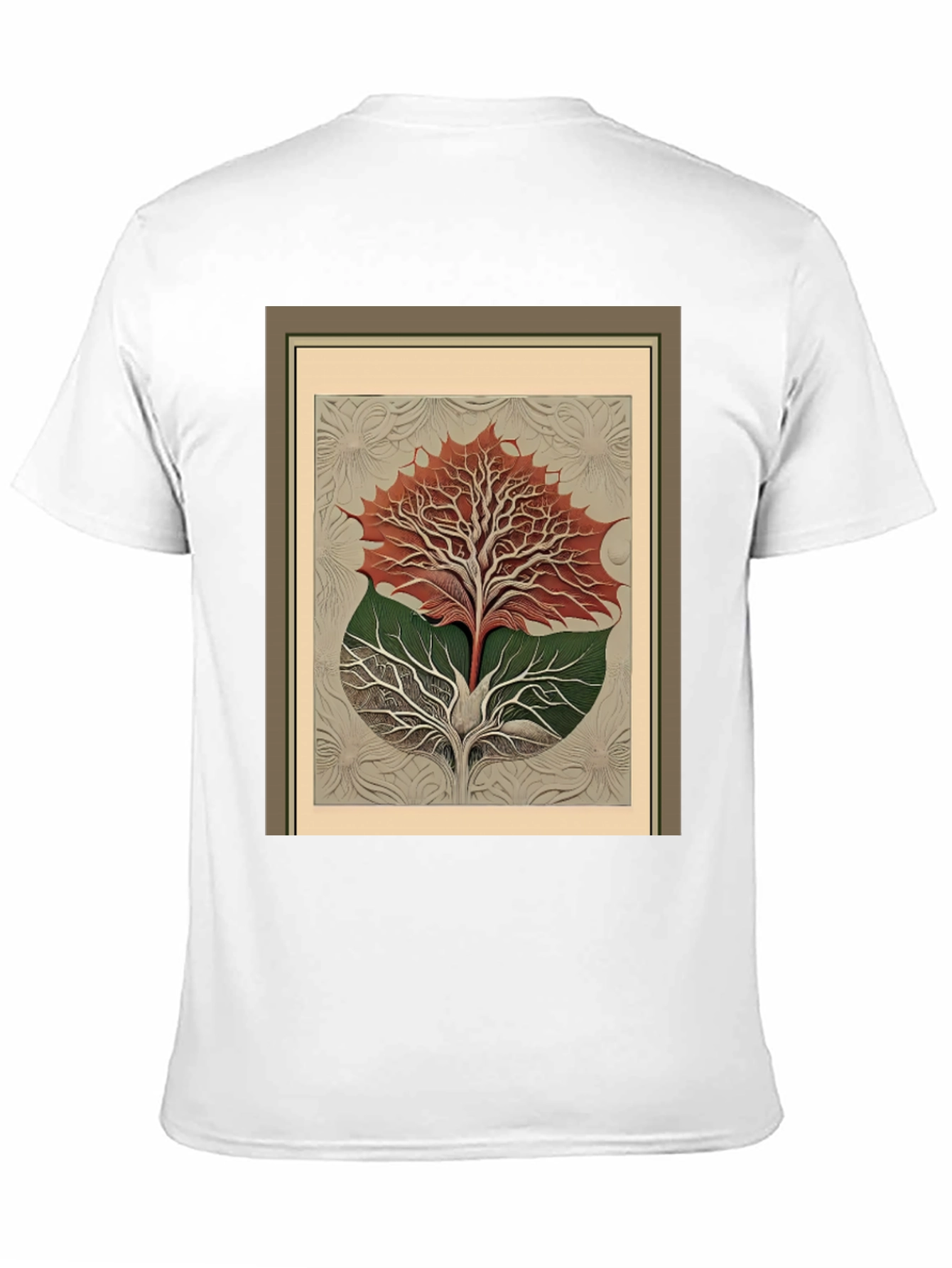 Arboreal Print Tee - Nature Inspired Fashion