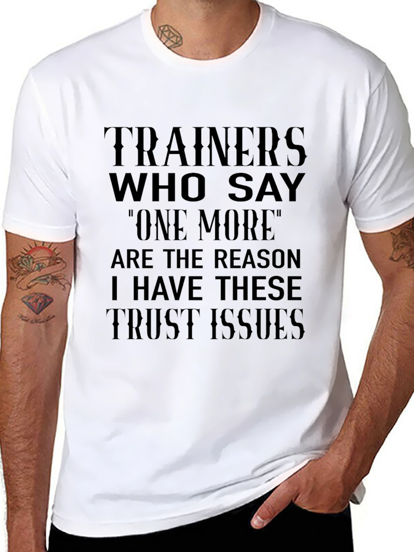 Trainers One More Funny Workout T-Shirt