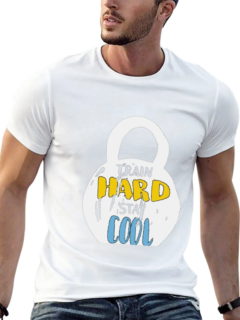 Train Hard Stay Cool Graphic Tee