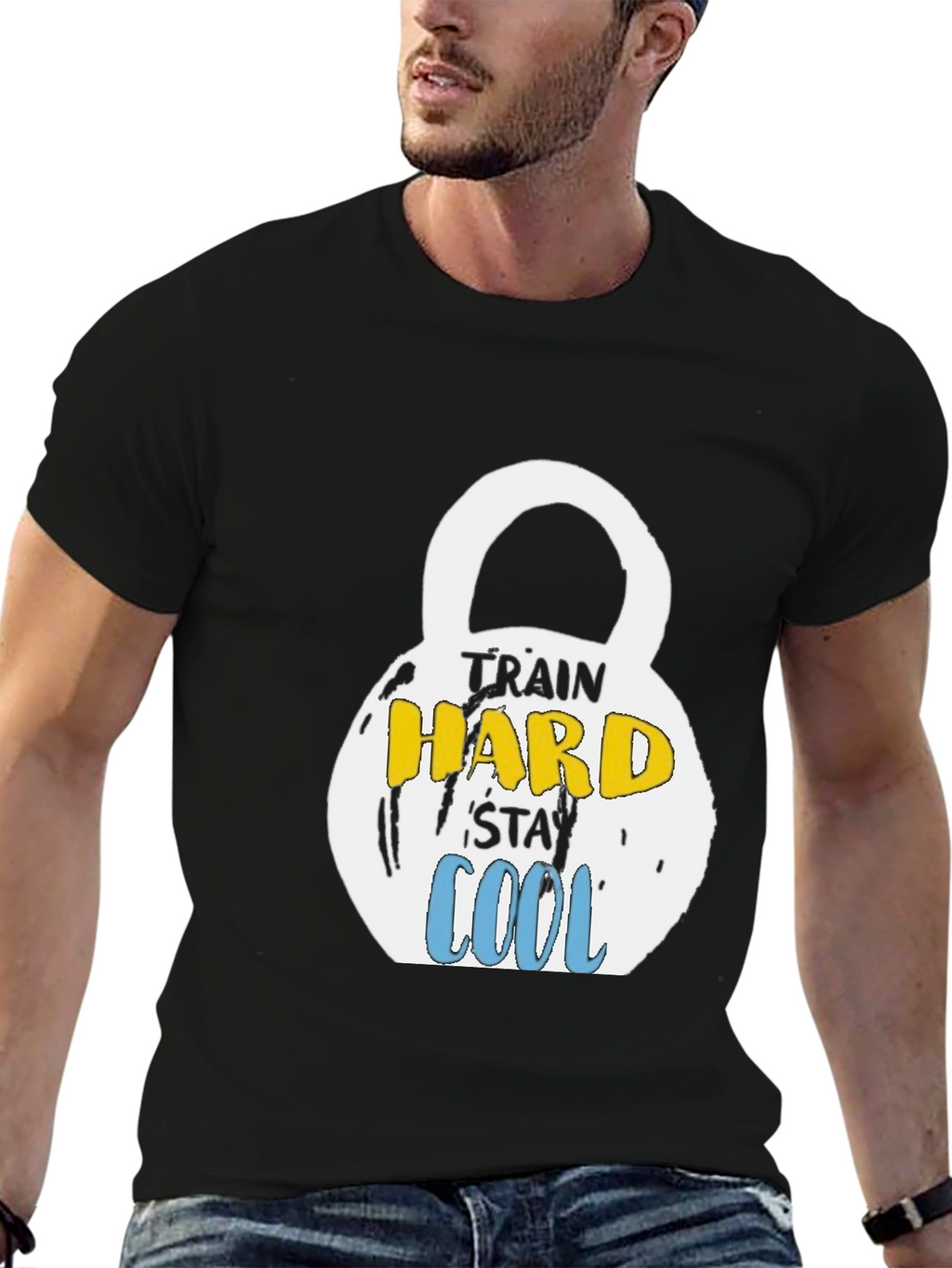 Train Hard Stay Cool Graphic Tee