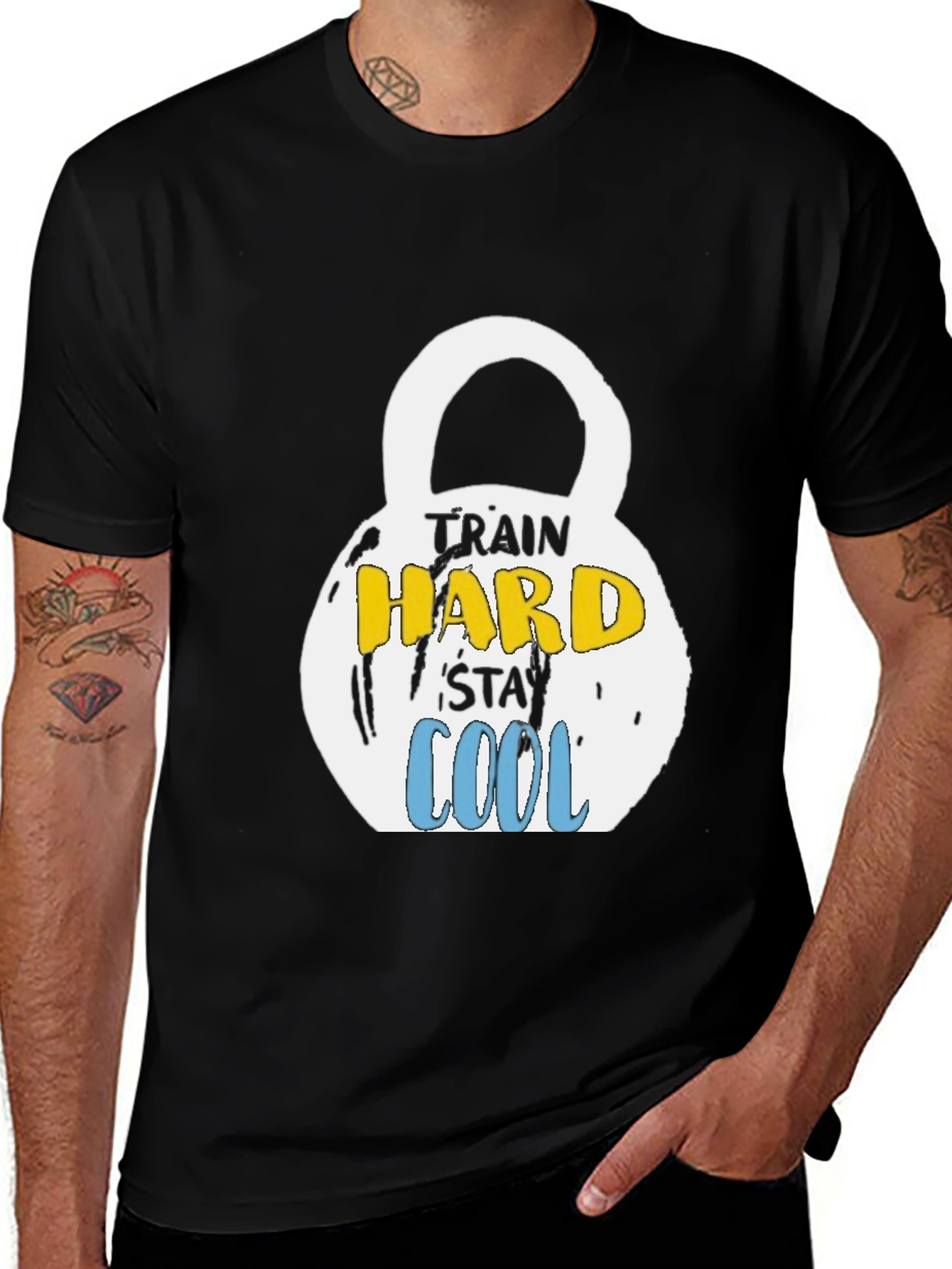 Train Hard Stay Cool Graphic Tee
