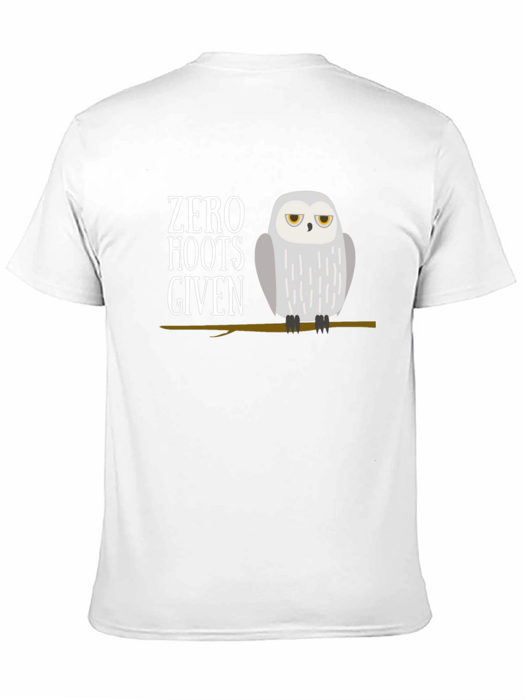 Zero Hoots Given Owl Graphic T-Shirt