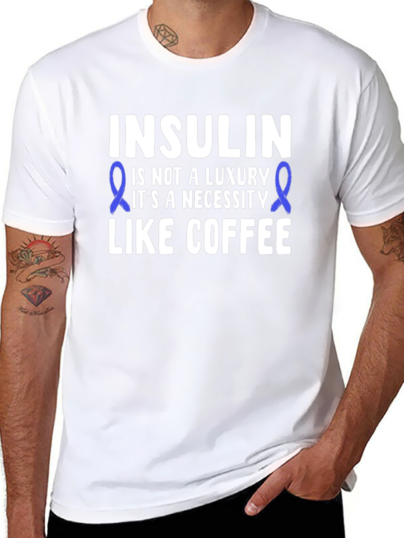 Insulin Necessity T-Shirt - Diabetes Awareness