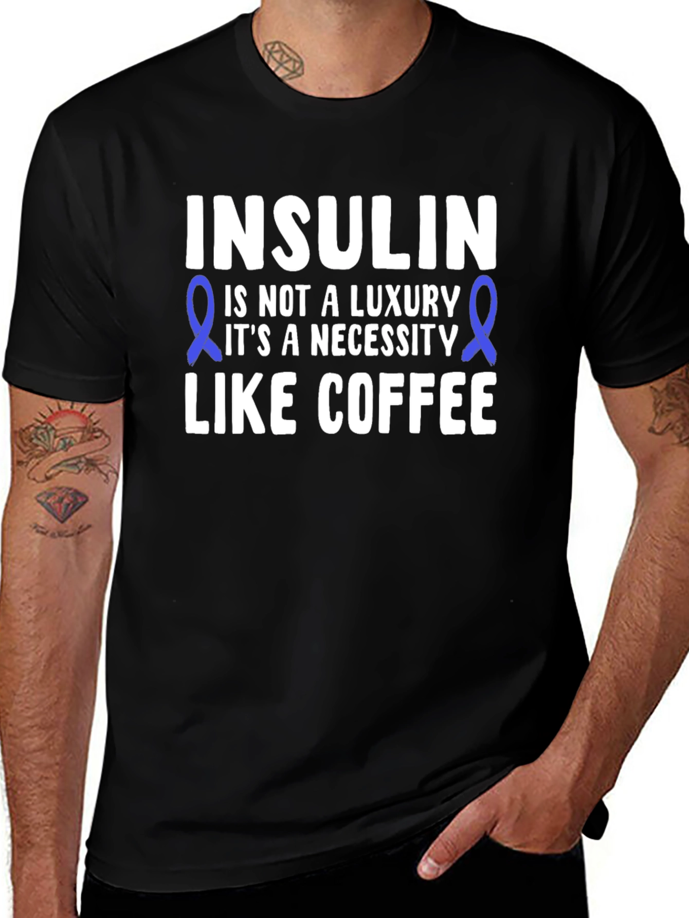 Insulin Necessity T-Shirt - Diabetes Awareness