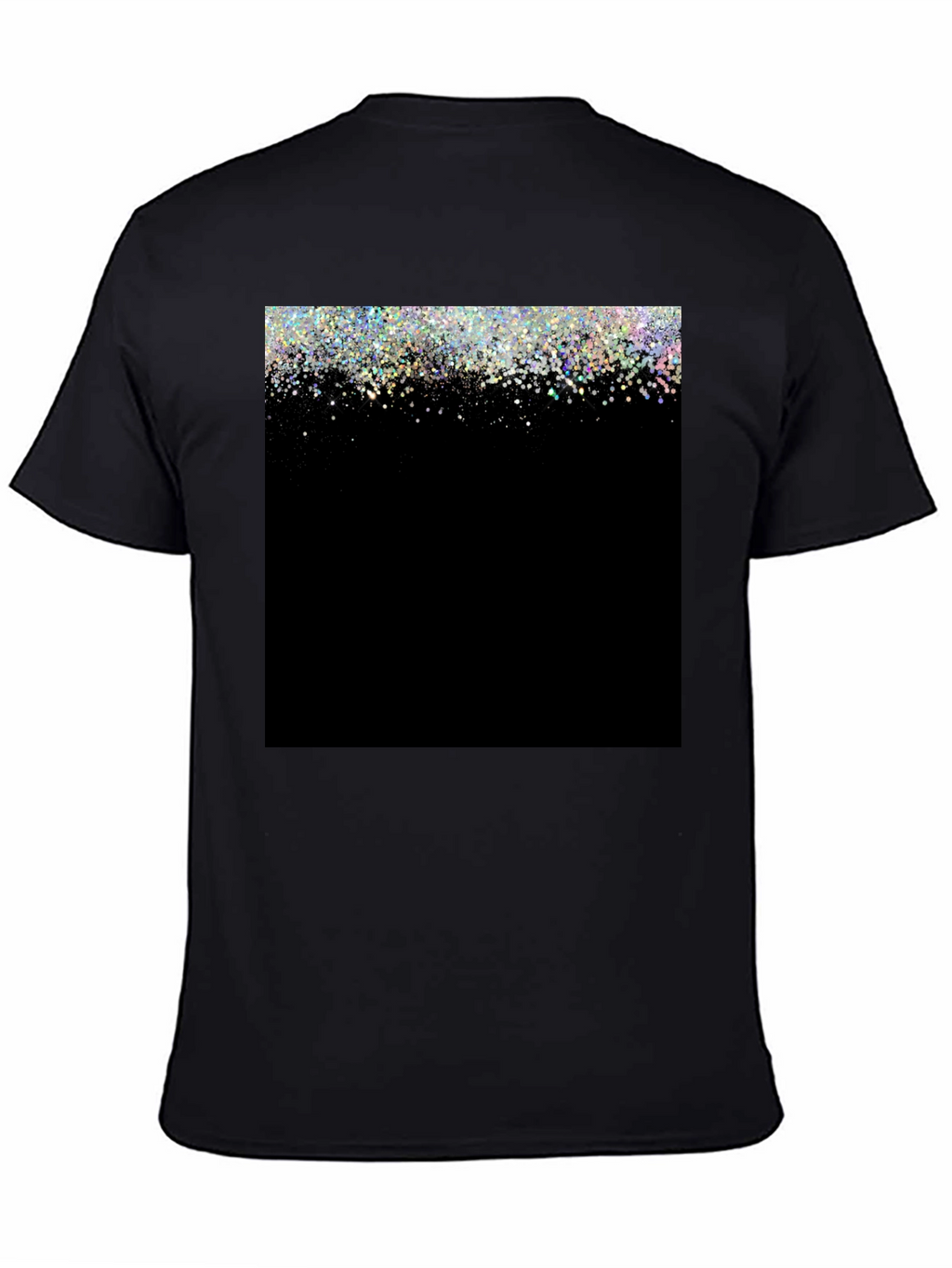 Sparkle Fade Black T-Shirt - Stylish & Trendy