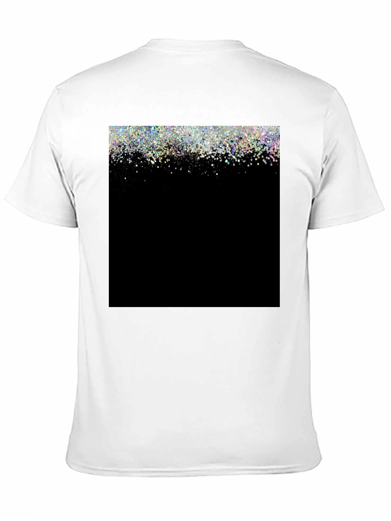 Sparkle Fade Black T-Shirt - Stylish & Trendy