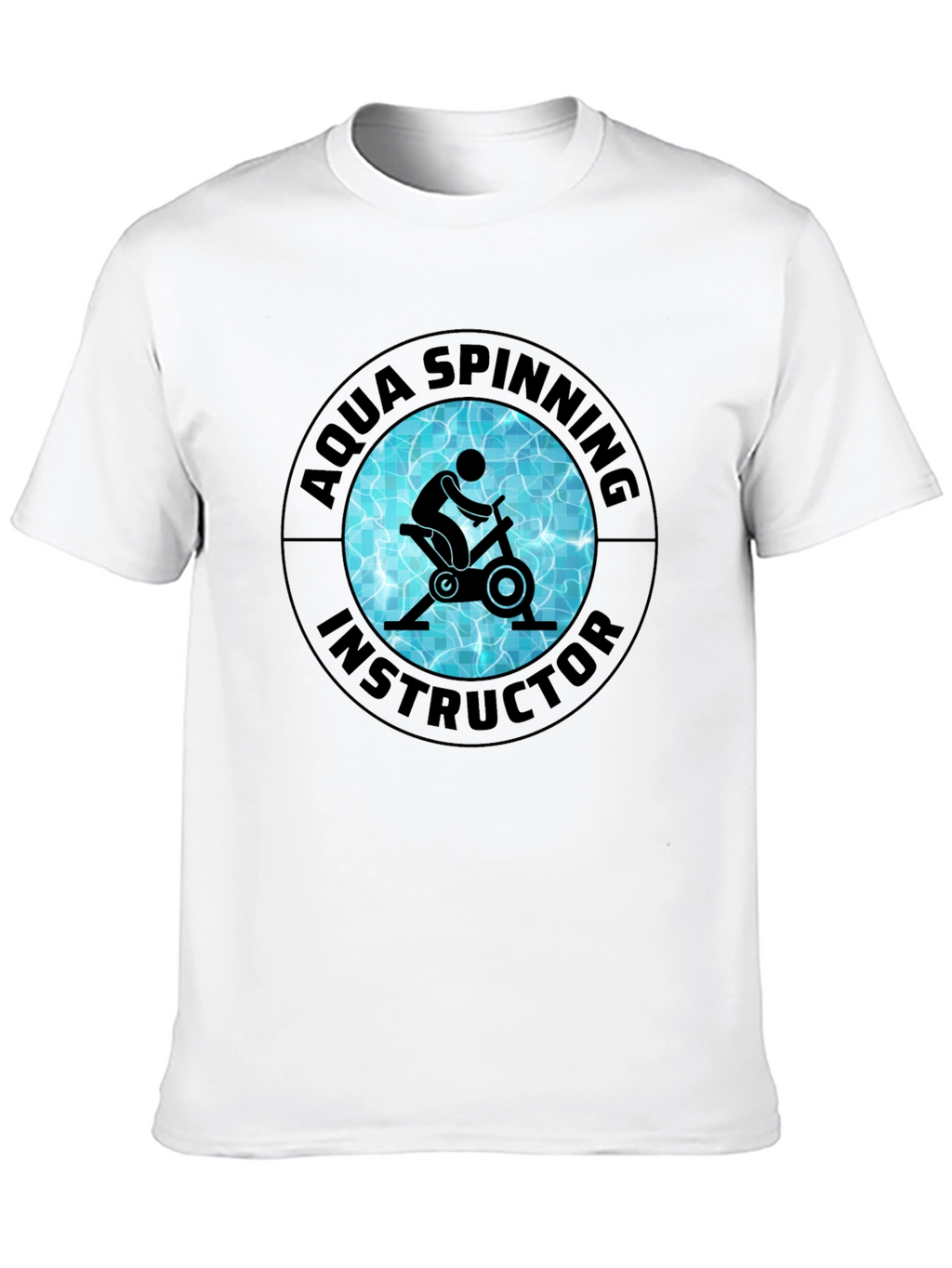 Aqua Spinning Instructor Black T-Shirt