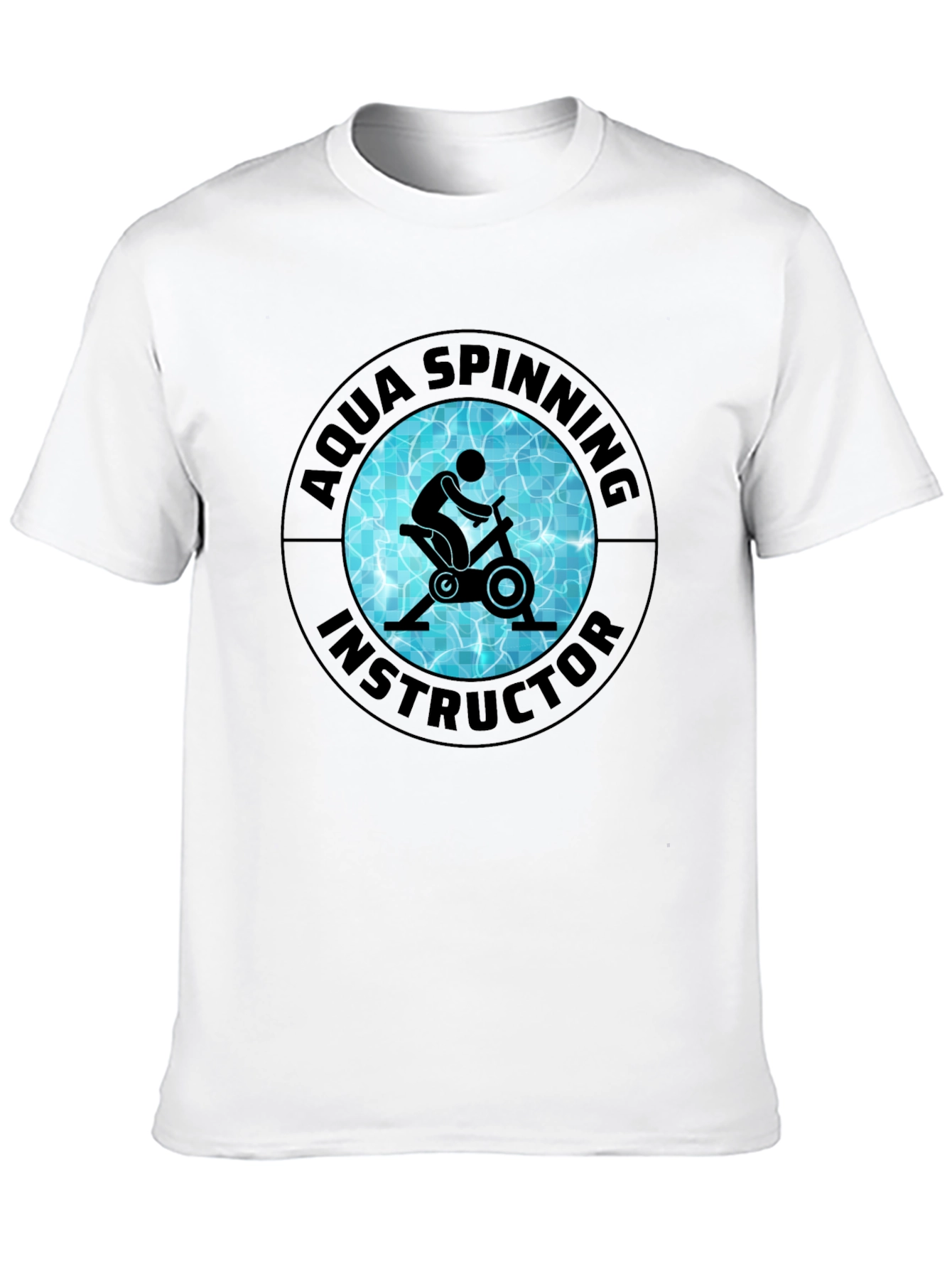 Aqua Spinning Instructor Black T-Shirt